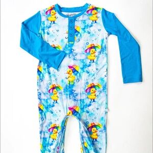 Glimmers Bamboo Quacky Weather onesie